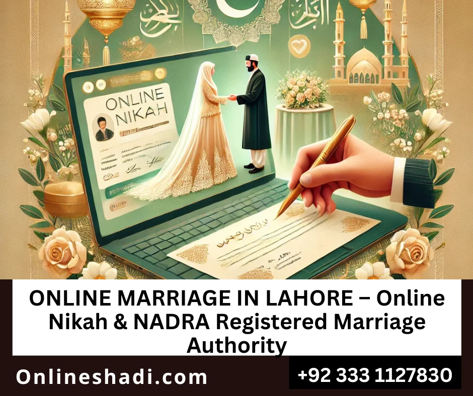 online marriage in Lahore
